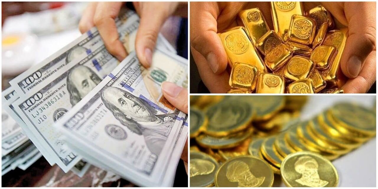 نرخ ارز دلار، طلا و یورو امروز پنجشنبه ۲۱ خرداد ۱۴۰۵/ افزایش قیمت طلا  و سکه
