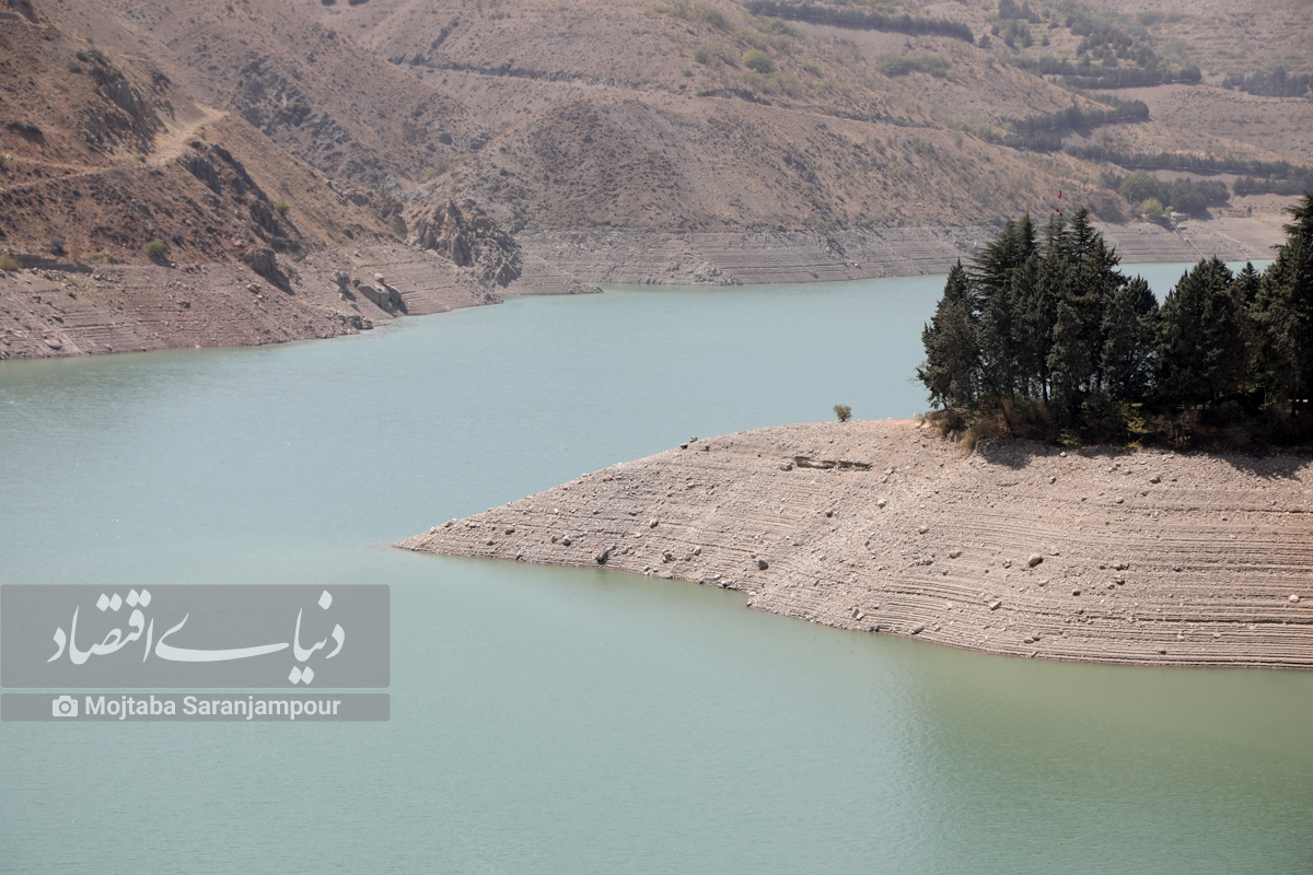 گزارش تصویری روزنامه دنیای اقتصاد از وضعیت سد لتیان 4