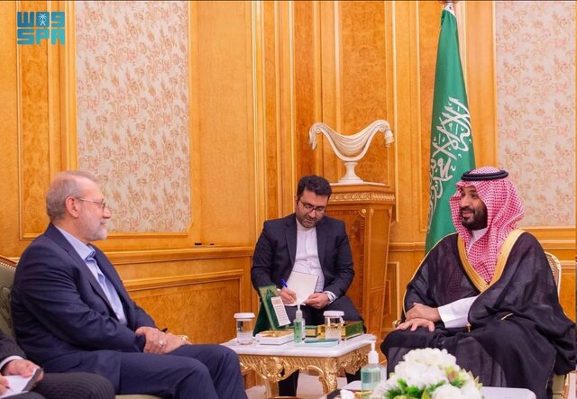 دیدار لاریجانی با ولیعهد عربستان + عکس 2
