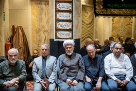 تصاویری از هم‌نشینی چهره‌های اصلاح‌طلب و اصولگرا در مراسم یادبود احمد توکلی / پزشکیان هم در مراسم حاضر شد 7