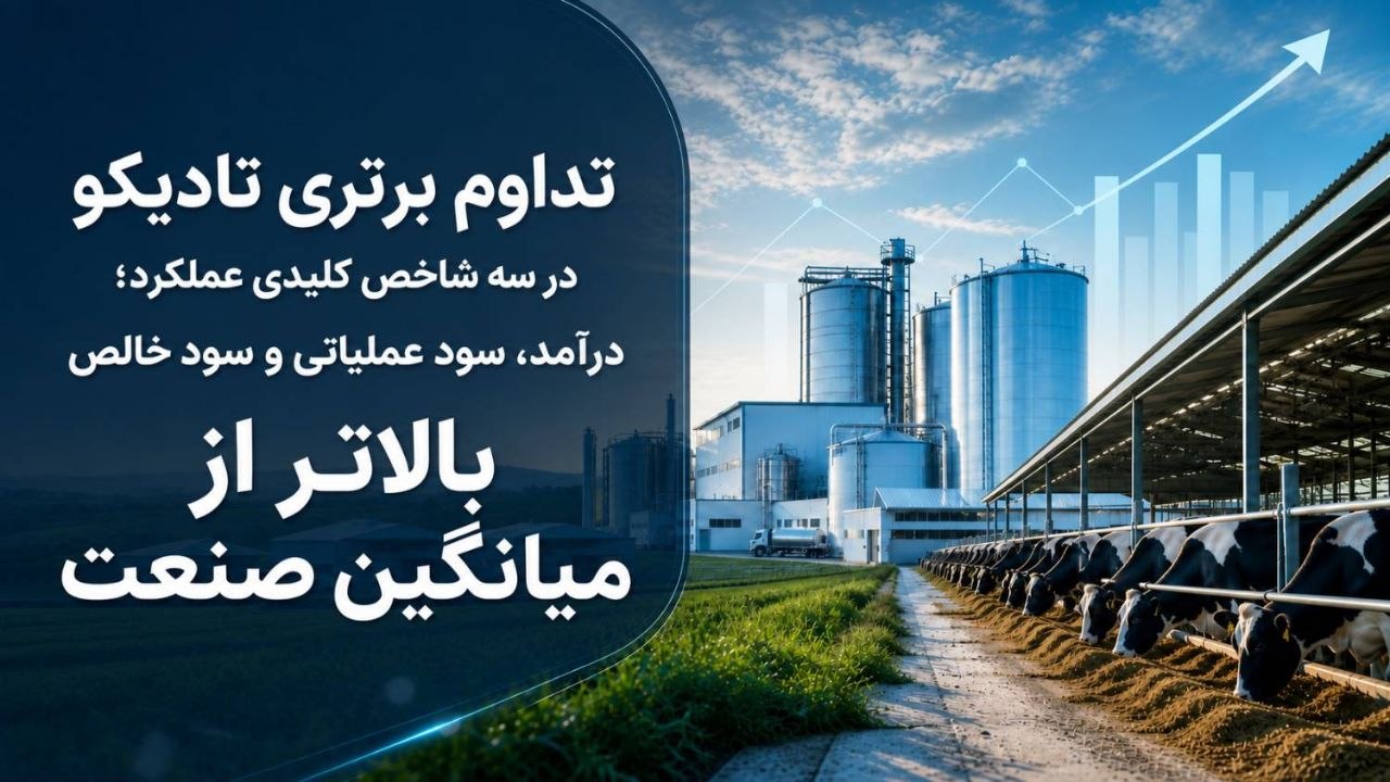درآمد، سود عملیاتی و سود خالص بالاتر از میانگین صنعت