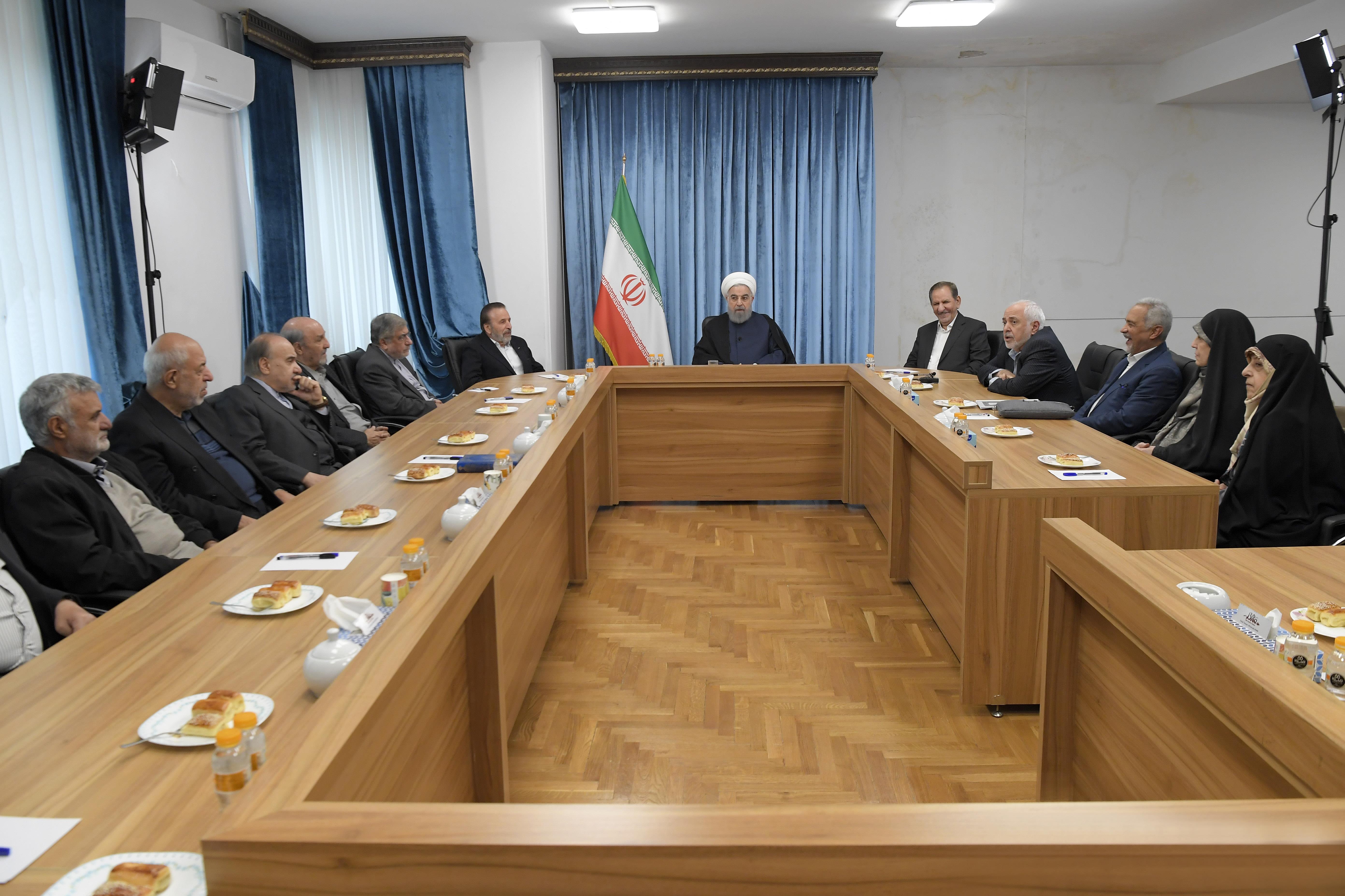 دیدار وزیران و معاونان دولت های یازدهم و دوازدهم با حسن روحانی + تصاویر 3