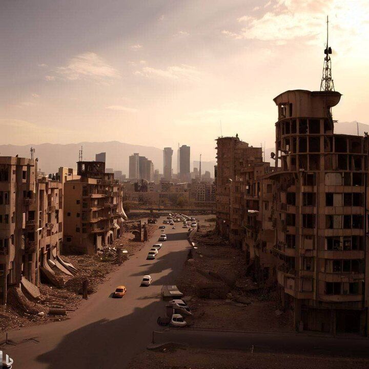 تصاویر ترسناک هوش مصنوعی از تهرانِ 50 سال آینده