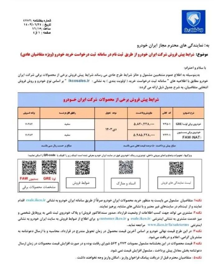 2 محصول برقی ایران خودرو پیش فروش می‌شود + جزئیات 2