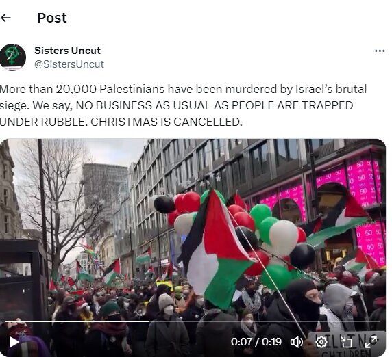 راهپیمایی گسترده حامیان فلسطین در پایتخت انگلیس