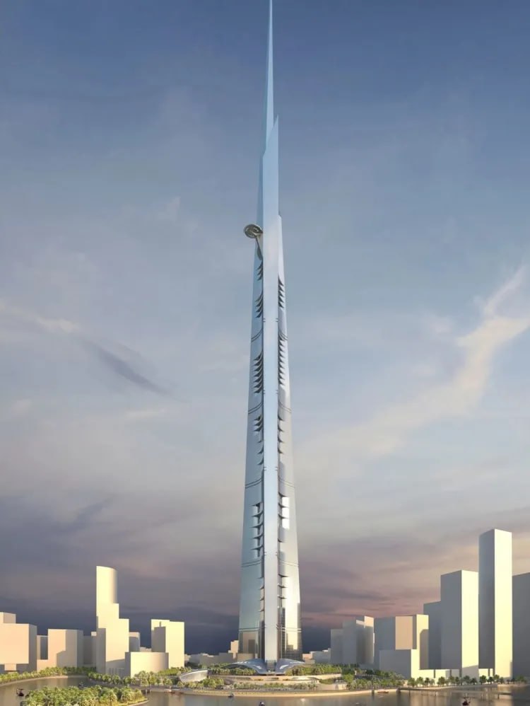 شتاب ساخت بلندترین سازه جهان در عربستان