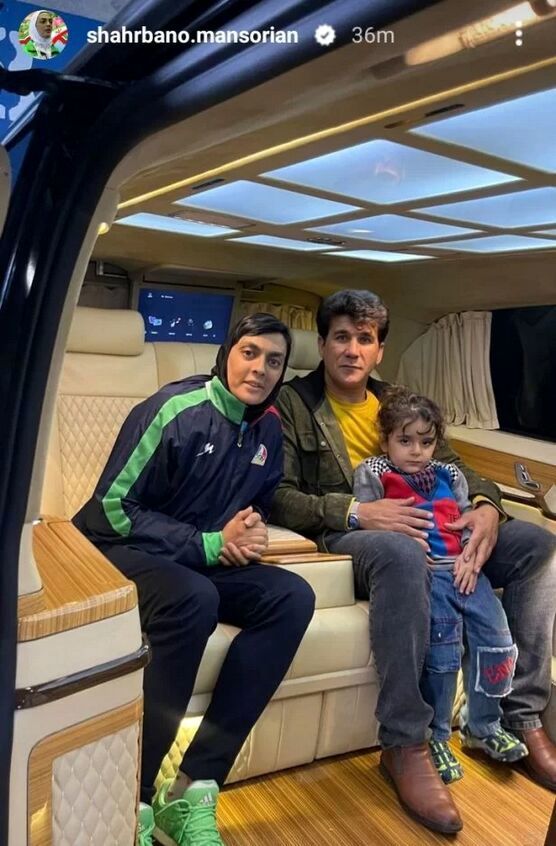 ماشین لاکچری شهربانو منصوریان در ترکیه / عکس 2