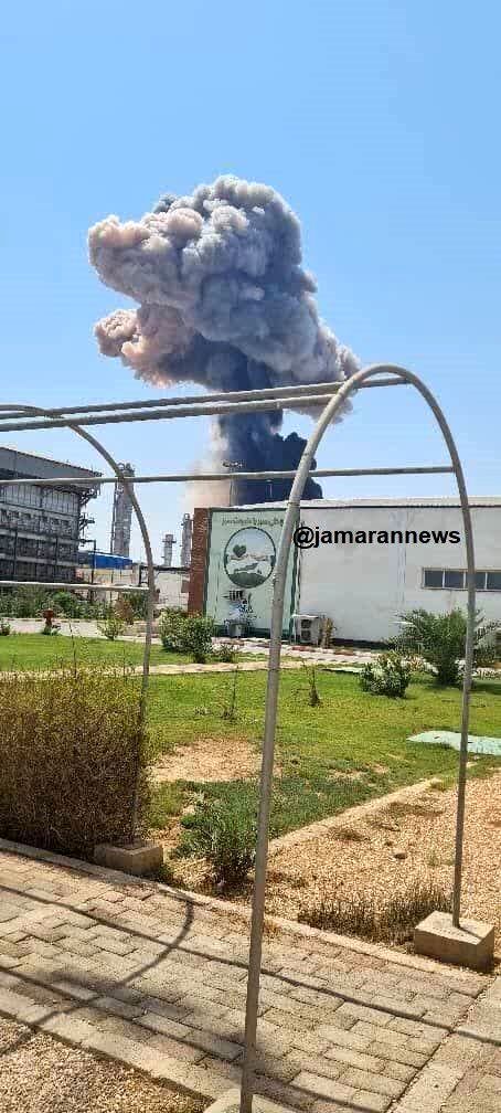 عکس | اولین تصویر از انفجار مهیب در پتروشیمی الغدیر ماهشهر