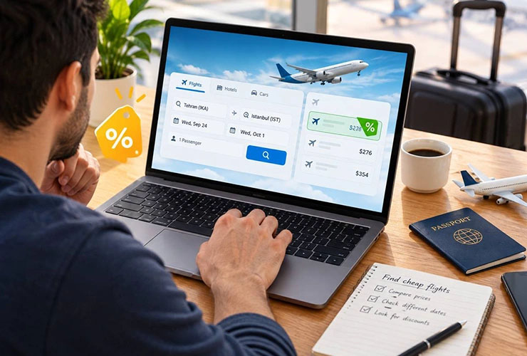 چطور بلیط ارزان هواپیما بخریم