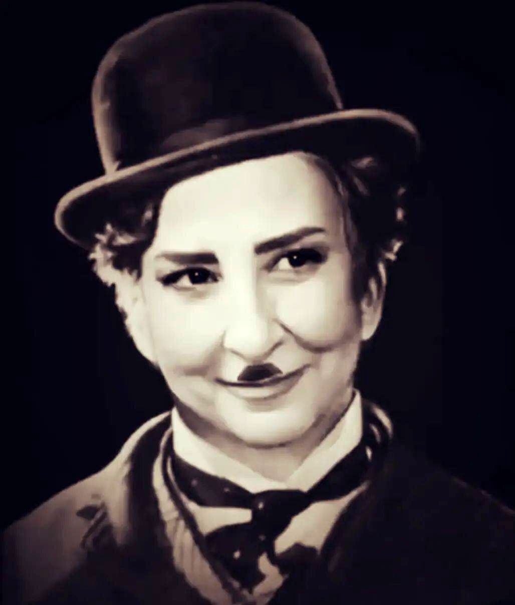 خانم بازیگر با گریم چارلی چاپلین!+ عکس 2