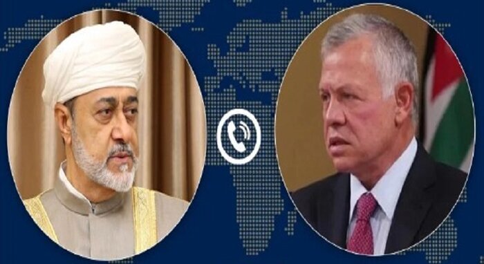 درخواست ویژه پادشاه اردن و سلطان عمان درباره وضعیت منطقه