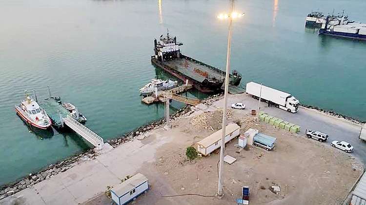 آغاز ترانزیت از بندر جاسک