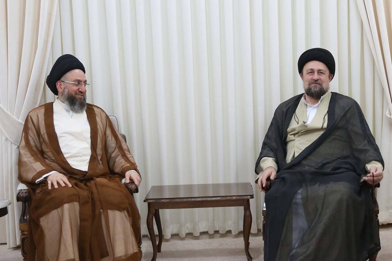 عمار حکیم با سیدحسن خمینی دیدار کرد / حکیم: ایران سنگر خط مقدم جهان اسلام است 2
