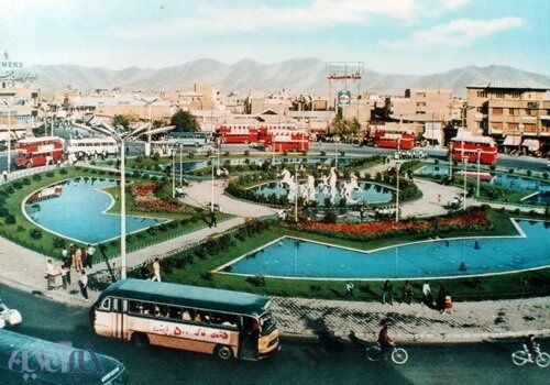 تصویری زیرخاکی از میدان امام حسین در دهه 40 2