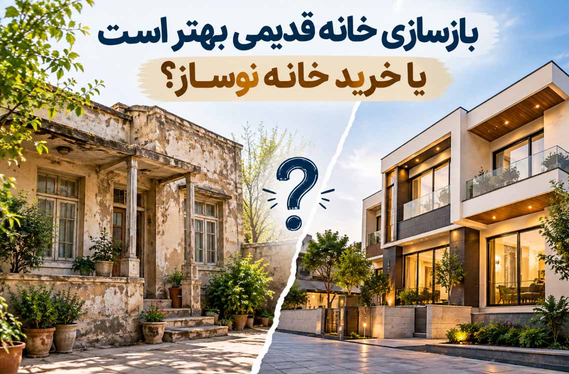 بازسازی خانه قدیمی بهتر است یا خرید خانه نوساز؟ بررسی هزینه_ها، مزایا و معایب - تصویر 2