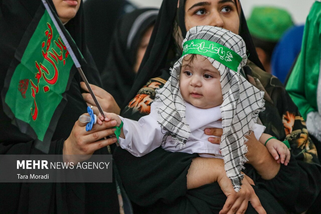 تصاویری جالب از مراسم «شیرخوارگان حسینی» + عکس 5