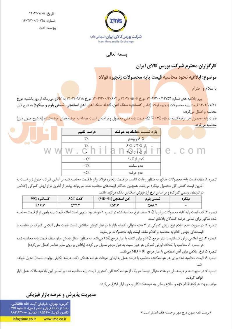 زنجیره فولاد