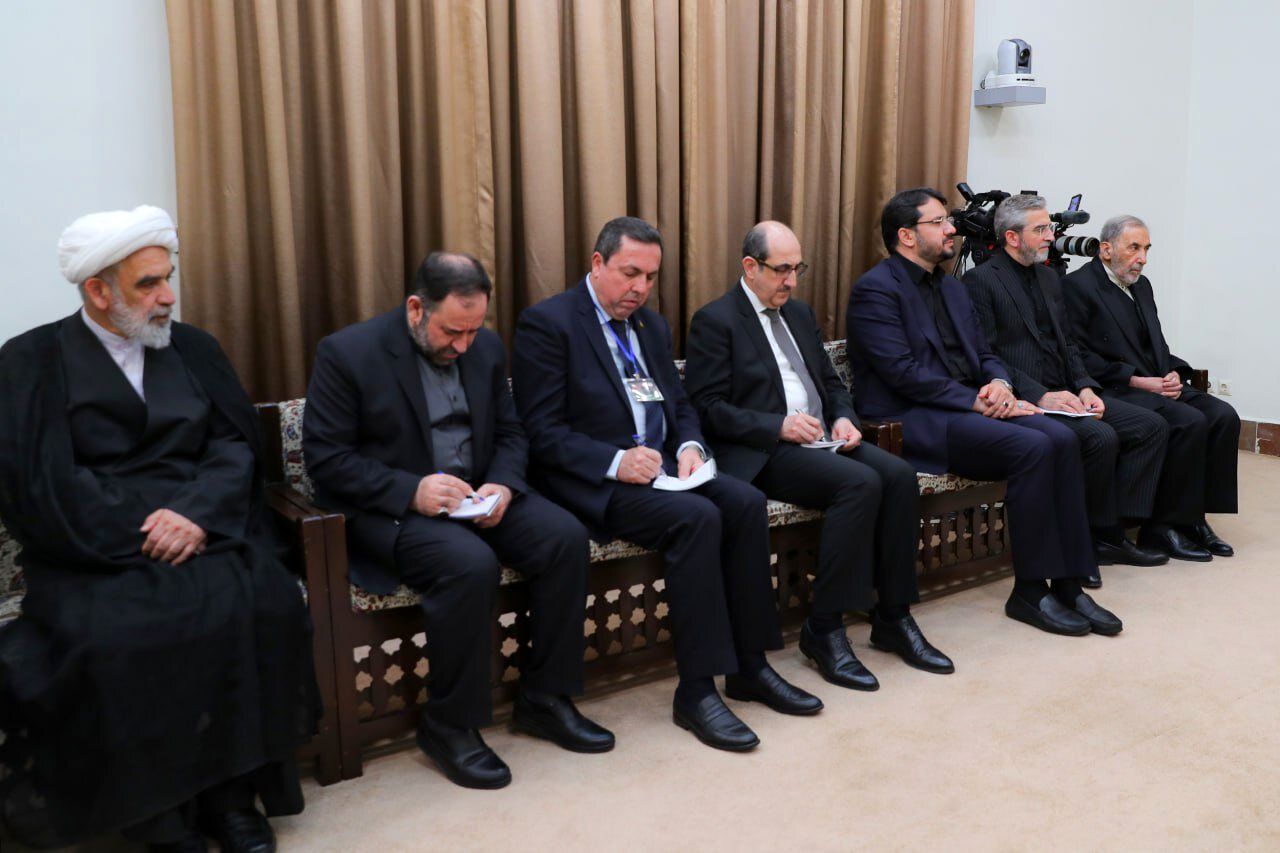 تصاویری از حضور مخبر، بذرپاش و باقری در دیدار بشار اسد با رهبری