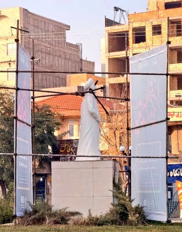 اقدام عجیب شهرداری ارومیه با مجسمه سعدی + عکس 2