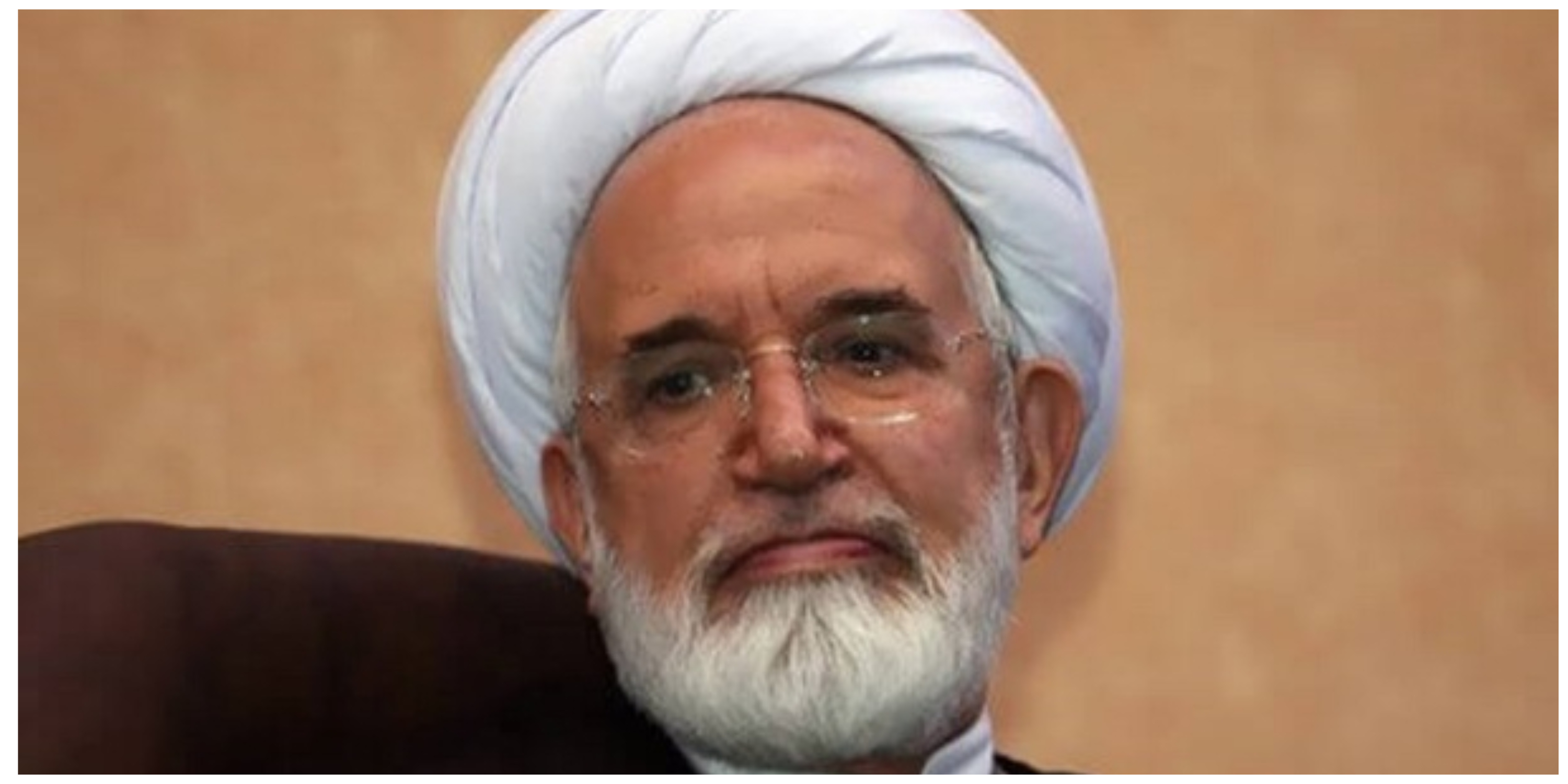 عکس مهدی کروبی در مراسم شام غریبان حسینی در حرم امام خمینی