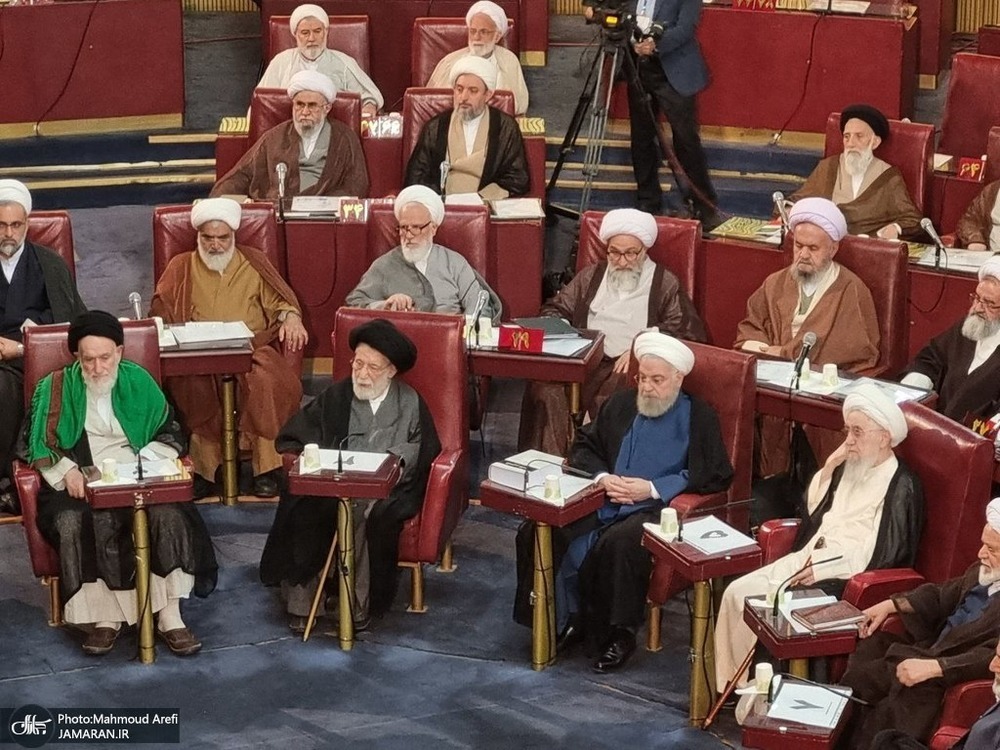 عکسی از حسن روحانی در اجلاس خبرگان رهبری