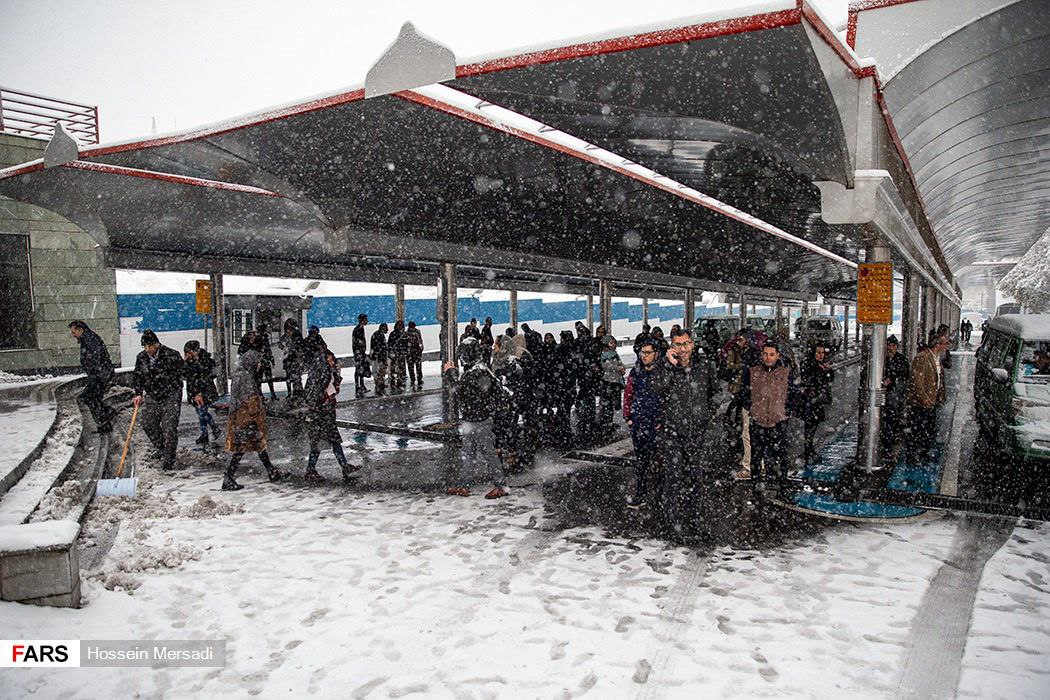 تهرانی برفی در آبان ماه 1398 + تصاویر 2