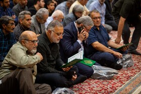 تصاویری از هم‌نشینی چهره‌های اصلاح‌طلب و اصولگرا در مراسم یادبود احمد توکلی / پزشکیان هم در مراسم حاضر شد 6