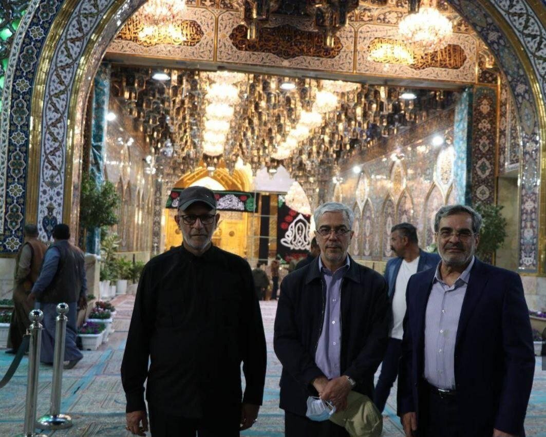 قابی ماندگار از 3 شهید حمله اسرائیل به ایران در بین الحرمین 2