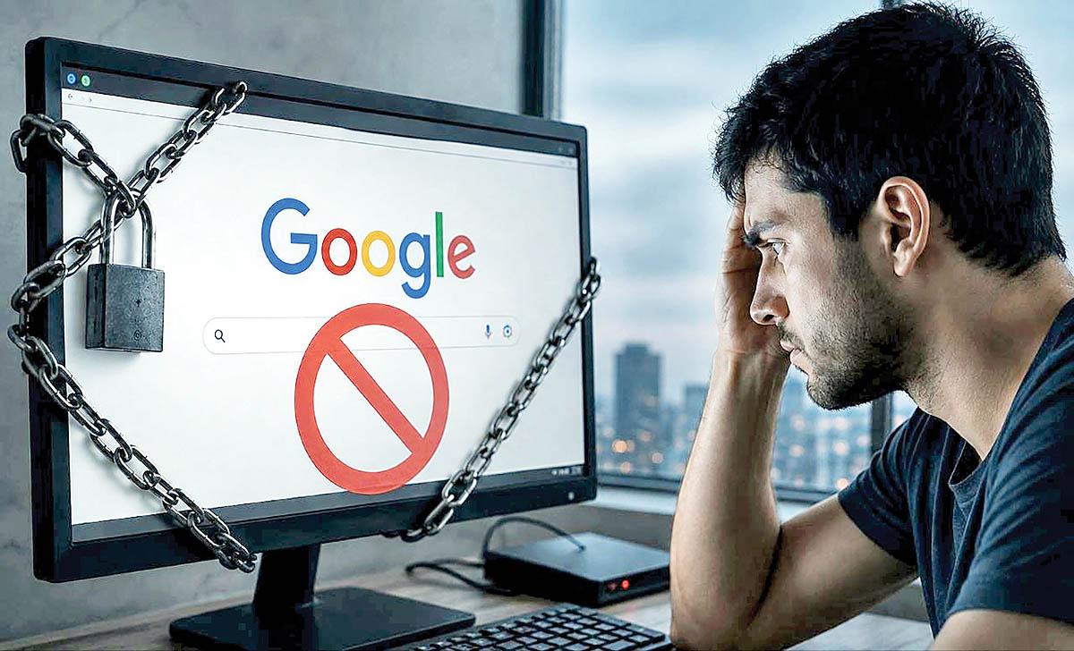 تقابل گوگل با کاربر ایرانی