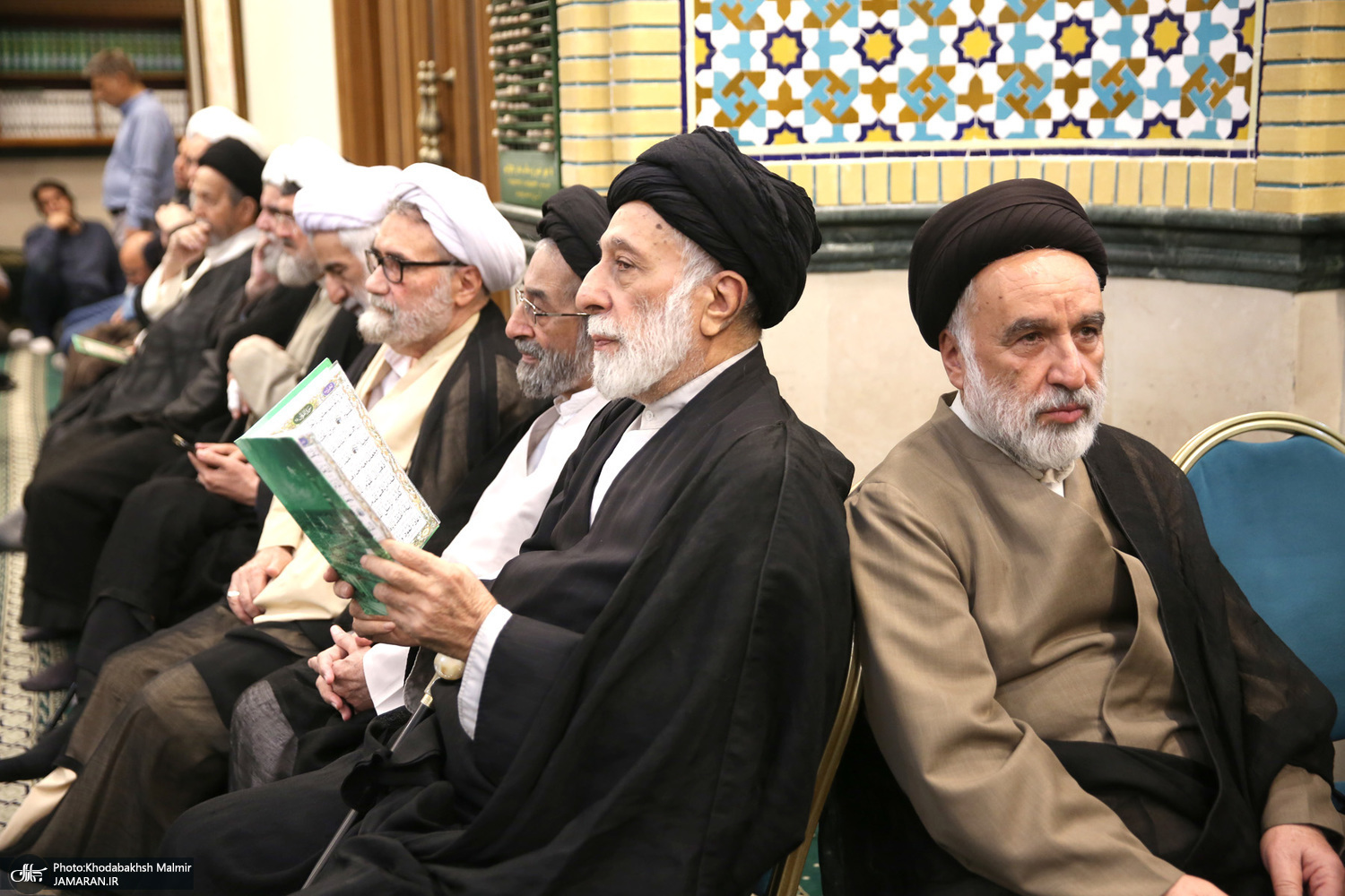 تصاویر هادی خامنهای، وزیر خاتمی و مسیح مهاجری در یک مراسم 4