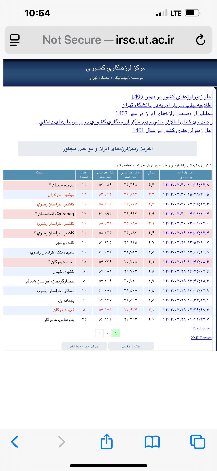 تهران لرزید؟ خبری که «ژئوفیزیک» تایید نکرد 2
