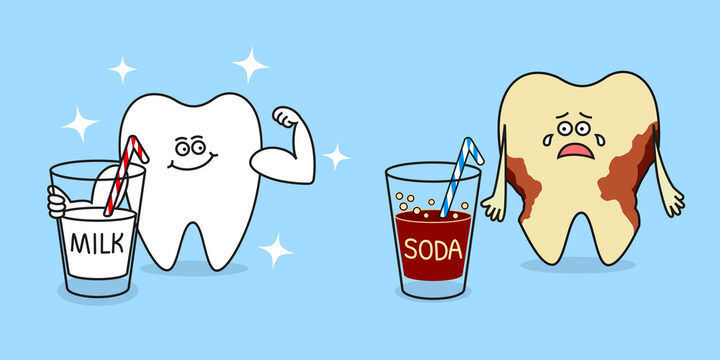  ۱۰ ماده غذایی که سبب تغییر رنگ و فرسایش دندان می‌شوند