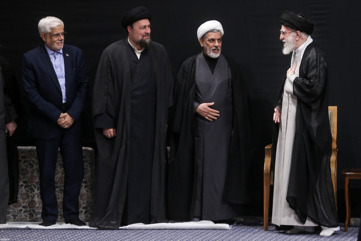 حضور رهبر معظم انقلاب در جمع خانوادههای شهدا 4