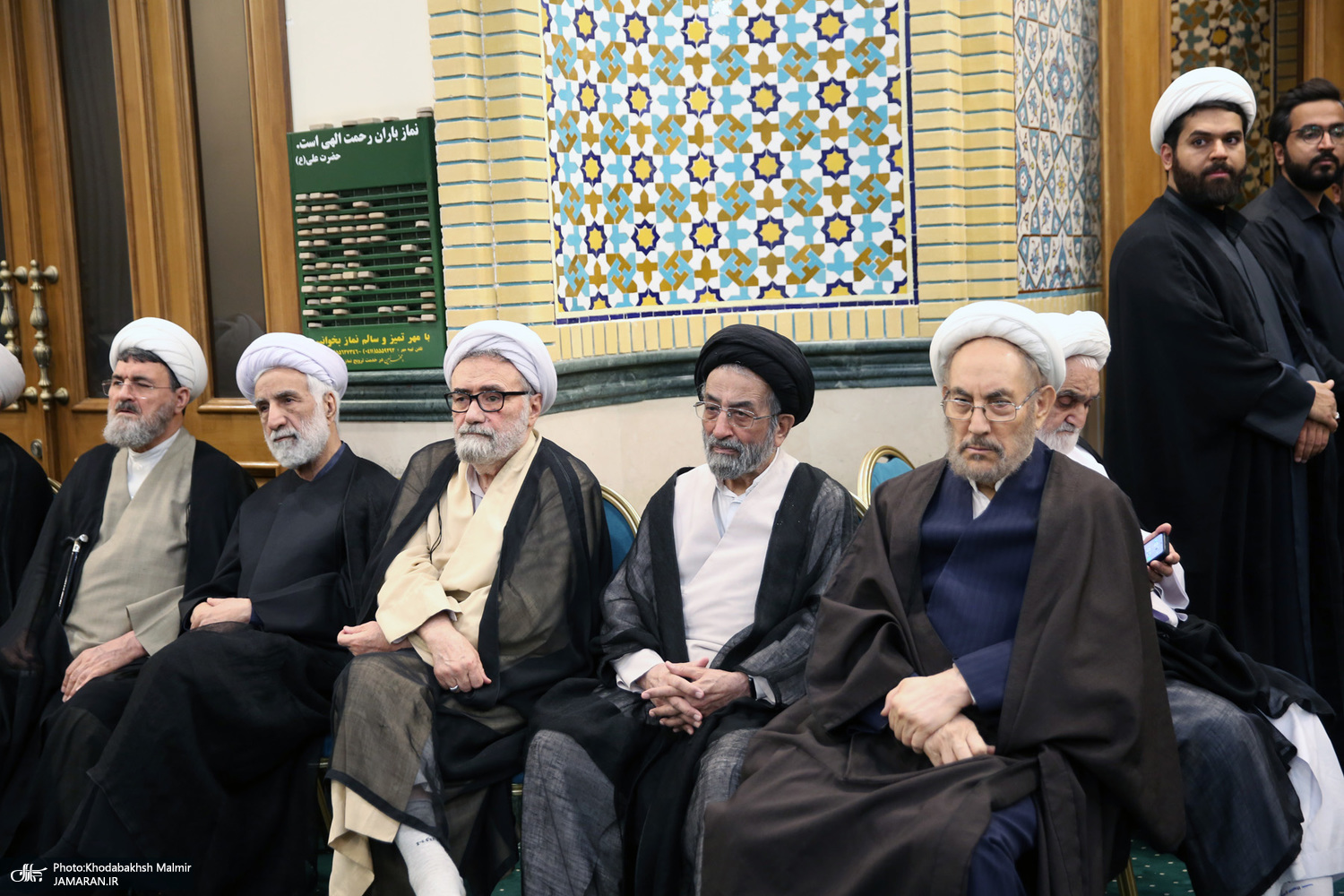 تصاویر هادی خامنهای، وزیر خاتمی و مسیح مهاجری در یک مراسم 2