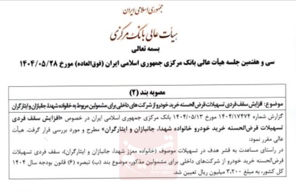 سقف وام خرید خودرو برای این افراد 320 میلیون تومان شد 2