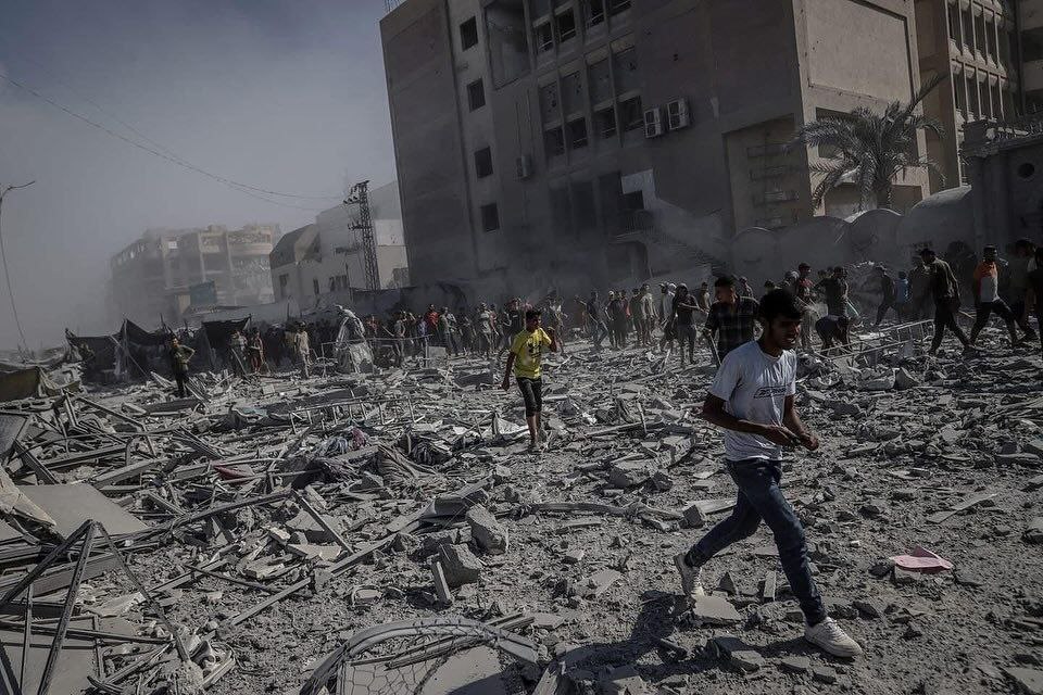 لحظات+وحشتناک+حمله+اسرائیل+به+برج+های+غزه+(2)