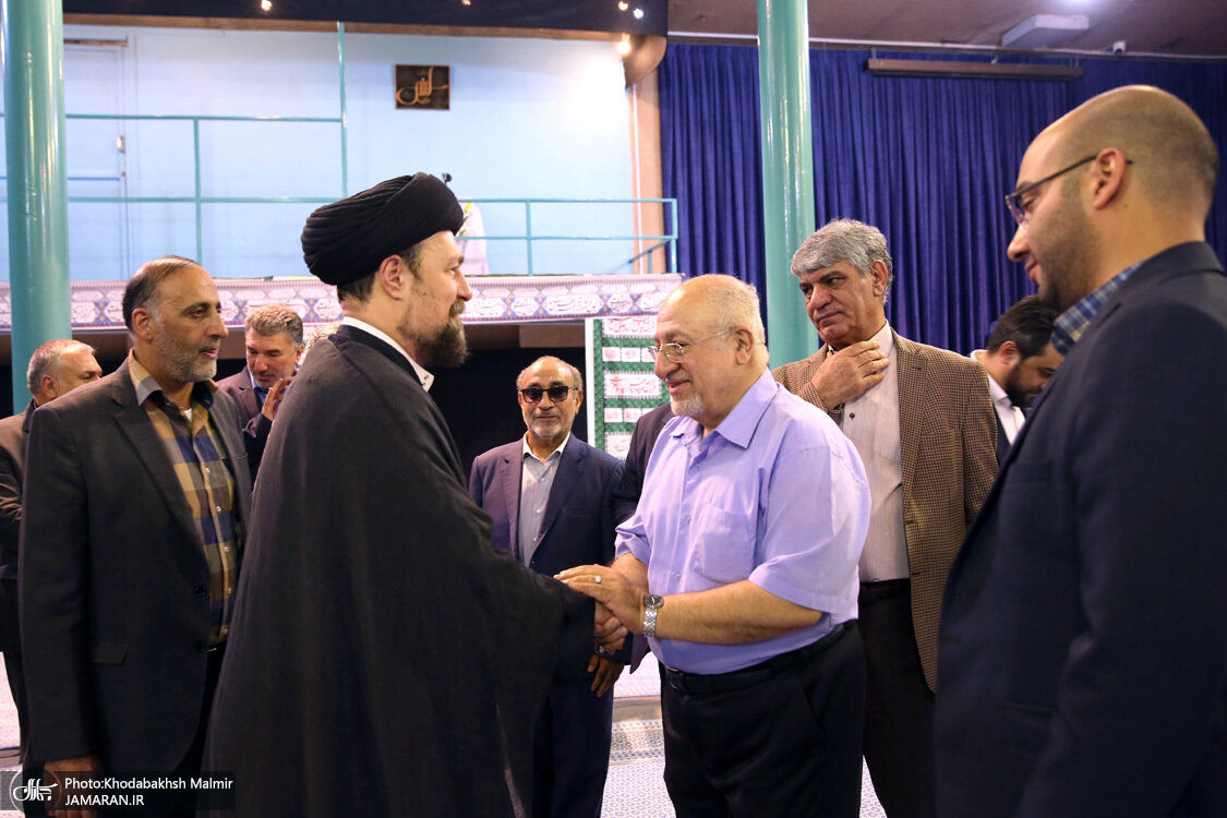 تصاویری از خوش و بش یادگار امام با نمایندگان پیشین شورای شهر تهران