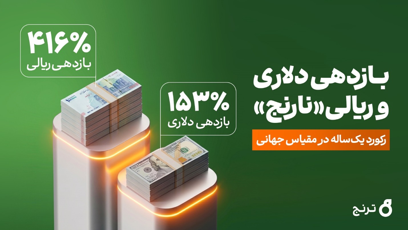 ۴۱۶ درصد ریالی و ۱۵۳ درصد دلاری؛ رکوردی در مقیاس جهانی از صندوق اهرمی «نارنج»