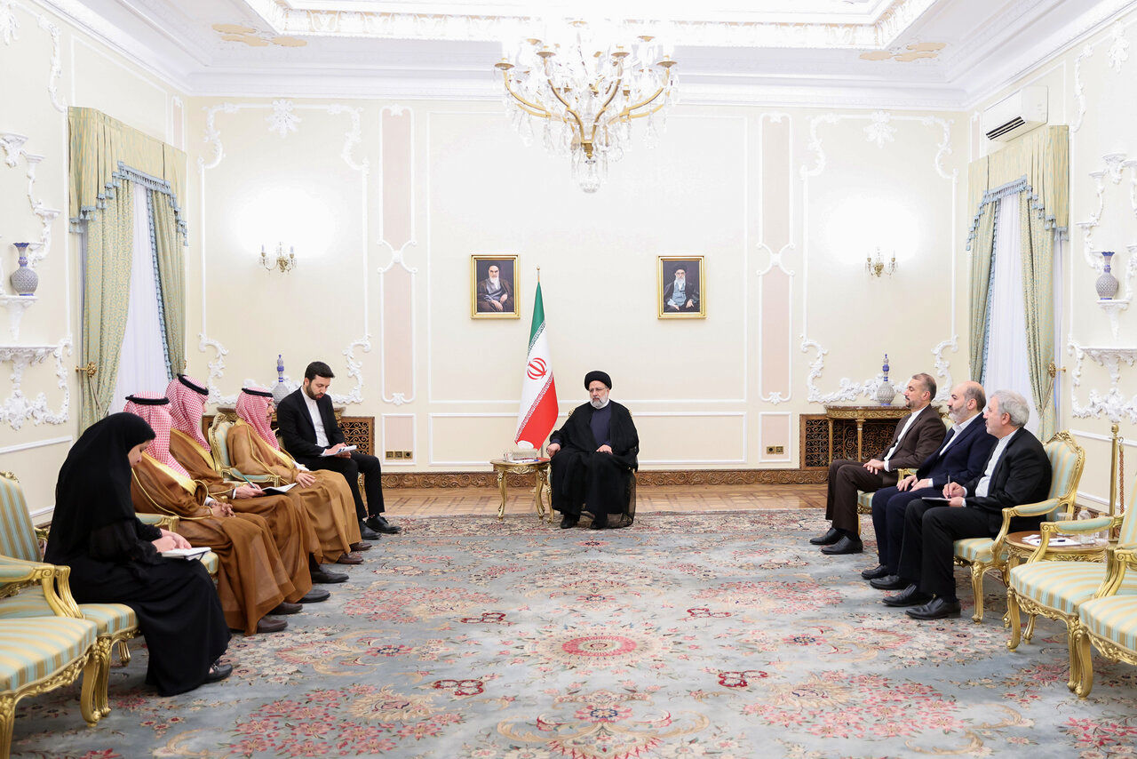 دیدار وزیر خارجه عربستان سعودی با دکتر رئیسی
