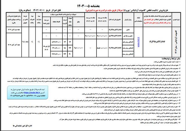 آغاز طرح فروش فوری یک محصول ایران‌خودرو دیزل + قیمت و شرایط 3