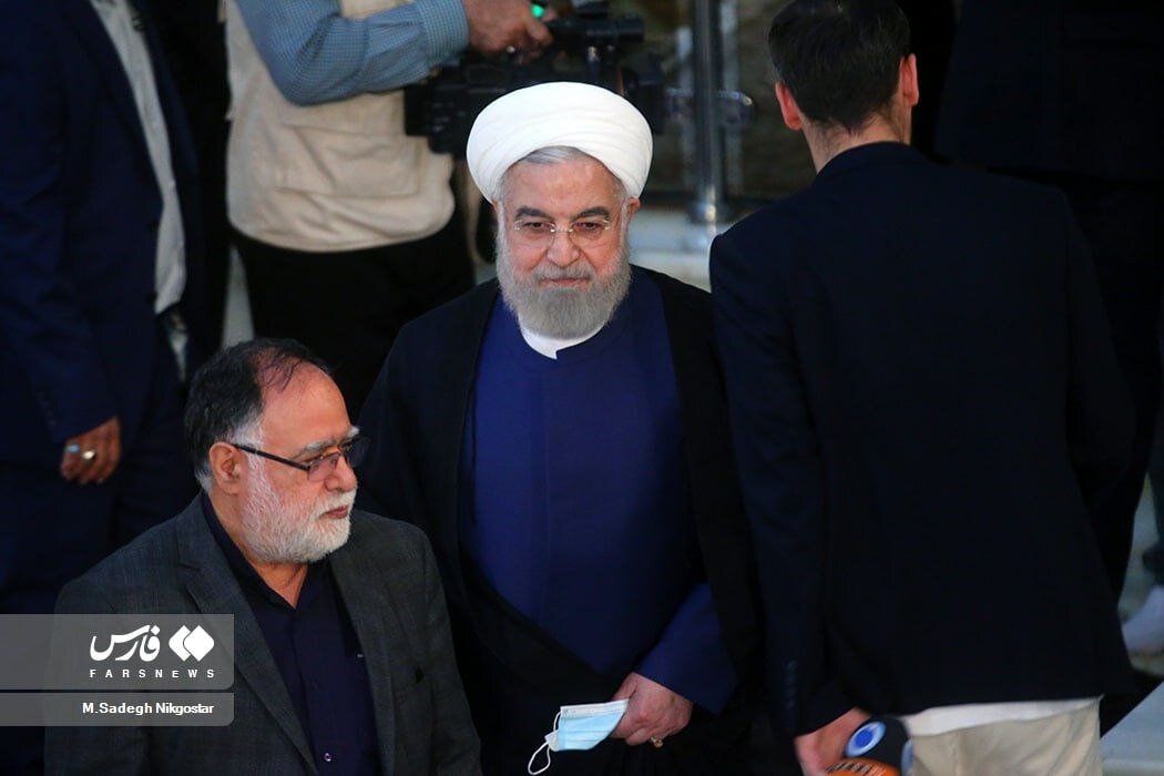 عکس | حضور حسن روحانی در مراسم سالگرد ارتحال امام خمینی