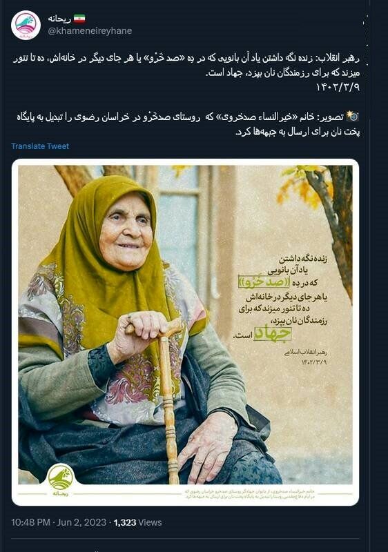 زنده نگه‌داشتن یاد این زن «جهاد» است + عکس 