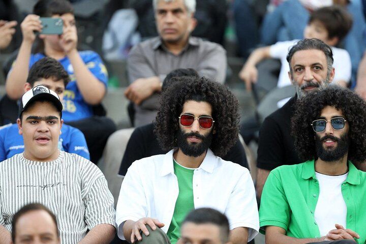 عکس | رحمان و رحیم و بهروز سریال پایتخت در استادیوم آزادی