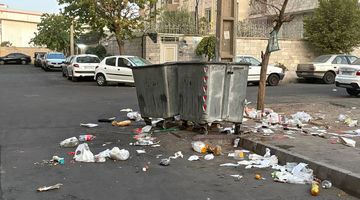 آلودگی کوچه‌های پایتخت