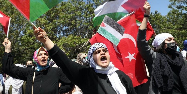 درخواست شهروندان ترکیه‌ای درباره فلسطین