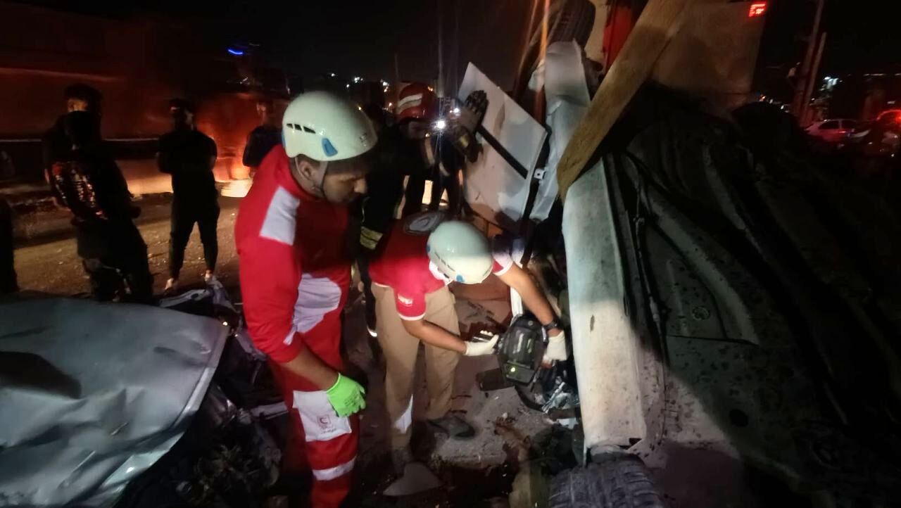 تصادف مرگبار در جاده کرمانشاه + جزئیات