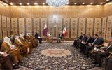 دیدار وزیر خارجه قطر با قالیباف