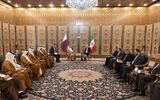 دیدار وزیر خارجه قطر با قالیباف