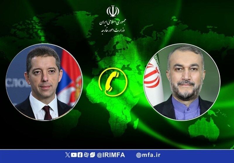 رایزنی تلفنی وزرای خارجه ایران و صربستان