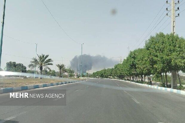 مشاهده ستون دود در شرق بندرعباس/ علت چیست؟